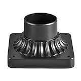 Kichler Lighting 9592BK Decorative Pier Mount Adapter, Black Finish [並行輸入品]