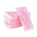 Fenteer 使い捨て不織布　3層マスク　約50個入り　通気性　高濾過　木工　家の清掃　高品質　耳に無負担　全5色 - ピンク