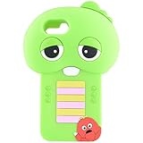グルマンディーズ ガチャピン・ムック iPhone7(4.7インチ)対応シリコンケース ガチャピン ft-42a