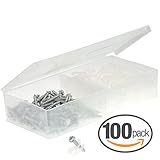 Mediabridgeケーブルクリップ&スクリューキット( 6 mm ) – cat5e & RCAケーブルクリップW / Mounting Screws – 100パック – ホワイト(パーツ# n