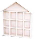 村田屋産業/バロックウッドコレクションハウス12ボックス/5326【02】《 インテリア雑貨 ディスプレイ用品 ディスプレイボックス 》