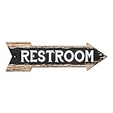 矢印ストリートTinシックサイン化粧室名サインホームMan Cave装飾ギフトバーカフェレストランショップホームMan Cave Decor Sign