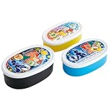スケーター(Skater) 弁当箱 シール容器 保存容器 3個組 (大400ml 中280ml 小180ml) ポケットモンスター 24 日本製 SRS3SAG-A