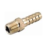 anderson metals corp 757001-1612 1 -Inch Hose Barb x 3/4 -Inch Male Pipe, Brass Hose Fitting [並行輸入品]