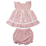 《秋冬物》(日本製) Pample Mousse(パンプルムース) コンパクトパイル起毛ニットレース使いミルキースーツ 90cm/PK NO.DP-63400