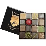 エドワート EDWART フランス パリ 直輸入 ボンボンショコラ 16個 手提げ袋付き 2024年 NEW プレゼント ギフト ホワイトデー 高級 チョコレート