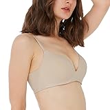 ノンワイヤーブラジャー キレイラボ オーガニックコットン混 綿混 横流れ防止 モールドカップ Fitte KB6092