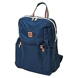 MILA BORSA(ミラボルサ) リュック レディース マザーズバッグ 背面ファスナー付き (04 ネイビー)