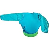 Bibetta(ビベッタ) Bibetta ビベッタ 防水くるくるエプロン スリーブ付きウルトラビブ Turquoise ターコイズ