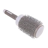 Perfk プロ　セラミック　カール　ヘア　ラウンド　ブラシ　バレル　ヘアコム　速乾性　帯電防止　高温耐性　多サイズ選べる - 8.5x25.2 cm