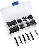 TIMESETL 100Pcs 壁掛けフック 額縁吊り金具 ティースハンガー フック 額縁 写真 絵画フック 吊り下げ金具 額縁工作用金具 ネジ付き ブラック