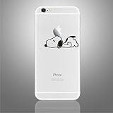 iPhone全モデル対応 SNOOPY スヌーピー アートステッカー 6B122-2 [並行輸入品]