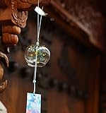 ガラス風鈴 ウィンドチャイム 涼しい 日本風 かわいい 江戸風鈴 夏の風物詩 飾り物