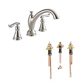 Delta KRTDLI-D-T2794-SS Linden Roman Tub Filler Kit Deck-Mount, Brilliance Stainless Brilliance Stai