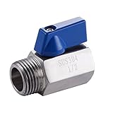 weirunバスルームシャワーヘッド遮断フローコントロール水セーバーバルブ1 / 2インチIPSボールバルブsus304ステンレススチールPolished Finish