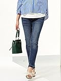 Angeliebe エンジェリーベ マタニティ P ・ パンツ カットオフ デニム スキニー 妊婦服 アジャスター調節可 ジーンズ 9号 R （レギュラー） ユーズド ブルー 22008 220082