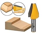 Yonico 12144 Panel Raiser Router Bit with Vertical Bevel Design 1/2-Inch Shank by Yonico