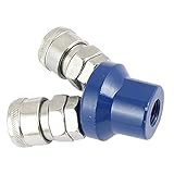 SODIAL(R) エアコンプレッサーコネクタ 1 ～ 2スプリッタコネクタ　新しい