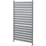 山善 ガーデンマスター アルミボーダーフェンス(幅90高さ180) KABF-90180(GY) グレー