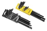 Stanley 85-753 22 Piece Long Arm SAE & Metric Hex Key Set [並行輸入品]
