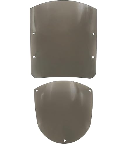 HDBUBALUS Motorrad Windschutzscheibe, ABS, Klar, Für Harley Sportster XL 883/1200 (1988-2016), Dyna, FXR