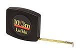 Lufkin Y613ME 1/4-Inch x 3m 10-Foot Pee Wee Pocket Tape, Black Case [並行輸入品]