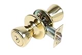 Legend 806149 Tulip Style Front Door Knob Entry Lockset, US3 Polished Brass Finish Legend [並行輸入品]