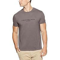 Calvin Klein Men's Old School Crew Neck Logo T-Shirt