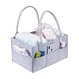 Dou Baby DiaperキャディBaby Nurserストレージビンand Car Organizer forおむつ、Wipes & Toys