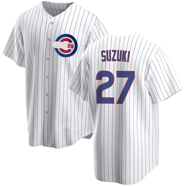 鈴木誠也 ユニフォーム Amazon.co.jp: [XinShang] カブス 背番号27 鈴木誠也 刺繡