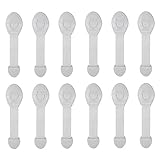 DigHealthベビーガード ストッパー 赤ちゃんの子幼児安全ロック 冷蔵庫トイレ引き出し食器棚のドア引き出しセーフティーグッズ 開閉禁止 地震や赤ちゃんいたずら対策に ドアロック 12個セット