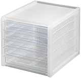 ソーフィス A4レタートレイ 浅5段 クリア SLC-A5CL