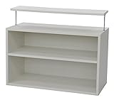 エイ・アイ・エス (AIS) オープンラック上台 エシカ 幅80cm ホワイト ESK-WH800TOP