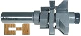 Magnate S9006 Reversible Stile & Rail Router Bits - V-Groove Profile; 3/4 Cutting Height by Magnate