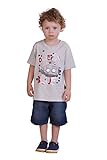 Pulla Bulla Toddler BoyグラフィックTシャツ半袖Tee US サイズ: S カラー: ベージュ