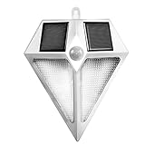 ICOCO センサーライト 玄関ライト ソーラーLEDライト ガーデンライト ウォールライト 省エネ IP65防水 壁掛け (ウォームホワイト) (玄関ライト)