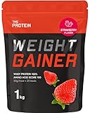 ザプロ ウエイトゲイナー プロテイン ストロベリー 風味 1kg 武内製薬 THE PROTEIN (3.ストロベリー風味)