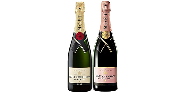 Amazon Co Jp 世界に愛されるワイン モエ エ シャンドン ブリュット アンぺリアル 白ロゼ スパークリング ワインセット 750ml 2本 イタリア 白ワイン ロゼ シャンパン 食品 飲料 お酒
