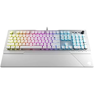 ROCCAT VULCAN 122 AIMO RGB メカニカルゲーミングキーボード US英語配列 静音 タクタイル(茶軸相当) (国内正規品) ドイツデザイン&エンジニアリング ROC-12-941-BN