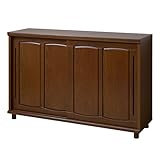 アビライト 日本製(大川家具) アッシュ 下駄箱 幅150 ライトブラウン 2434