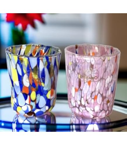 ベネチアングラス Amazon | CC ZECCHIN イタリア製 ベネチアングラス ショットグラス 5点