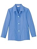 UNIWEAR(ユニウェア) レディース スモック SL-321 サックス L ( 11号 ) （ 日本製生地使用 ）
