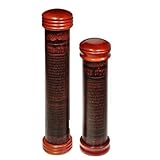 Wood & Leather Case for Purim Megillah Scroll - Purim Gift Idea (16" Megillah scroll) [並行輸入品]