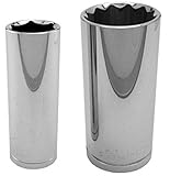 K-T Industries 0-4328 1/2 Drive x 7/8 12-Point Deep Socket [並行輸入品]