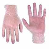 Custom Leathercraft 2312S Vinyl Disposable Gloves Powdered Box of 100 Small [並行輸入品]