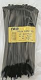 Enkay 7125 12-Inch Black Nylon Ties Poly Bag 50-Piece [並行輸入品]