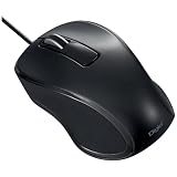 Digio2 マウス 静音 ３ボタン BlueLED ブラック MUS-UKT173BK