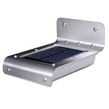 Qedertek Super Bright Solar Light, 16 LED Waterproof Outdoor Motion Sensing Security Lighting for Ga
