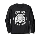 ムエタイ・タイガー・タイ・ボクシング・キックボクシング 長袖Tシャツ