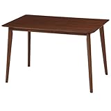 不二貿易 ダイニングテーブル ジャーナル 幅120×奥行75cm ダークブラウン 70094